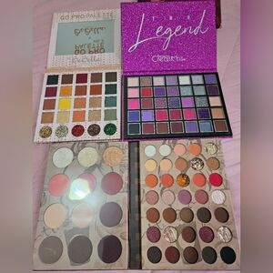 9 Eyeshadow Palette Set - Vibrant Multi-Color Collection With Freebies Included!
